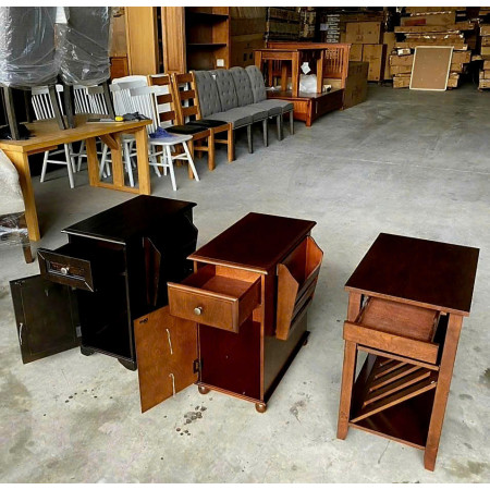 SCO - 240 Espresso : Tủ Có Giá Để Tạp Chí, Ngăn Kéo